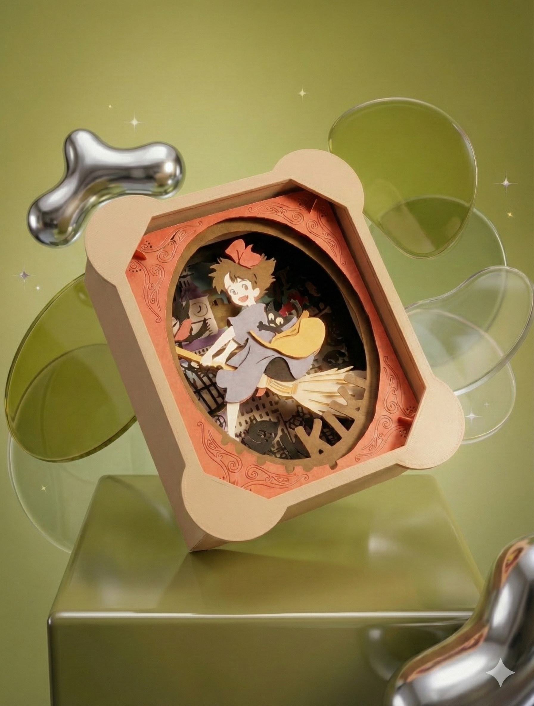 Kiki’s Special Delivery | Studio Ghibli: 3D Shadow Box