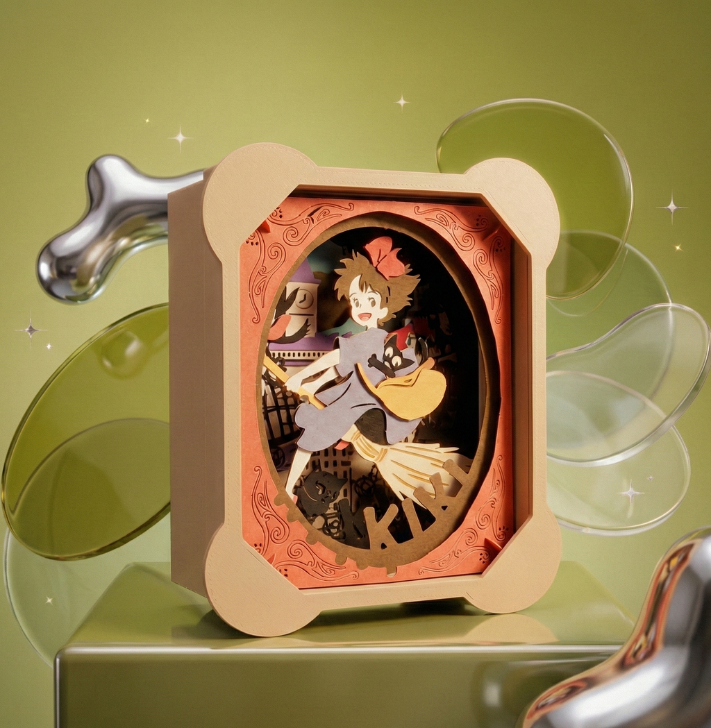 Kiki’s Special Delivery | Studio Ghibli: 3D Shadow Box